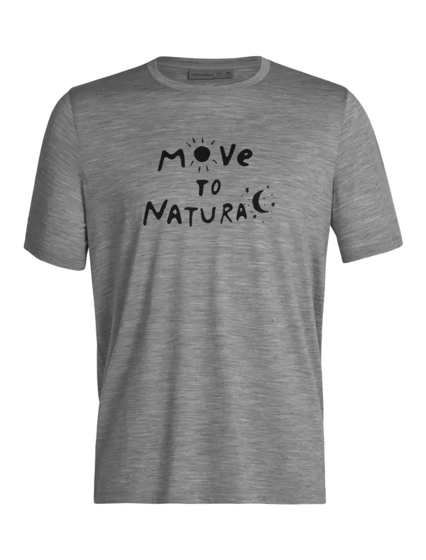 Zdjęcie 0 produktu Koszulka Męska Icebreaker Merino Tech Lite SS Tee Move to Natural