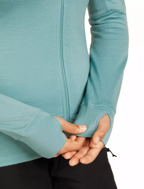 Zdjęcie 8 produktu Bluza Icebreaker Merino 260 Quantum Long Sleeve Zip Hoodie Jacket Women