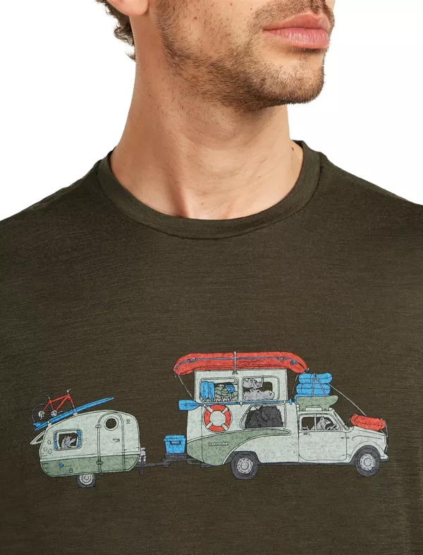 Zdjęcie 3 produktu Koszulka Icebreaker Merino 150 Tech Lite SS Tee Transportage Men