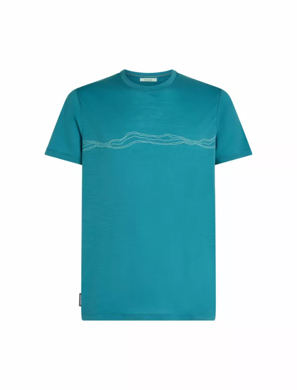 Zdjęcie 0 produktu Koszulka Icebreaker Merino Tech Lite SS Tee Mountain Pulse Men