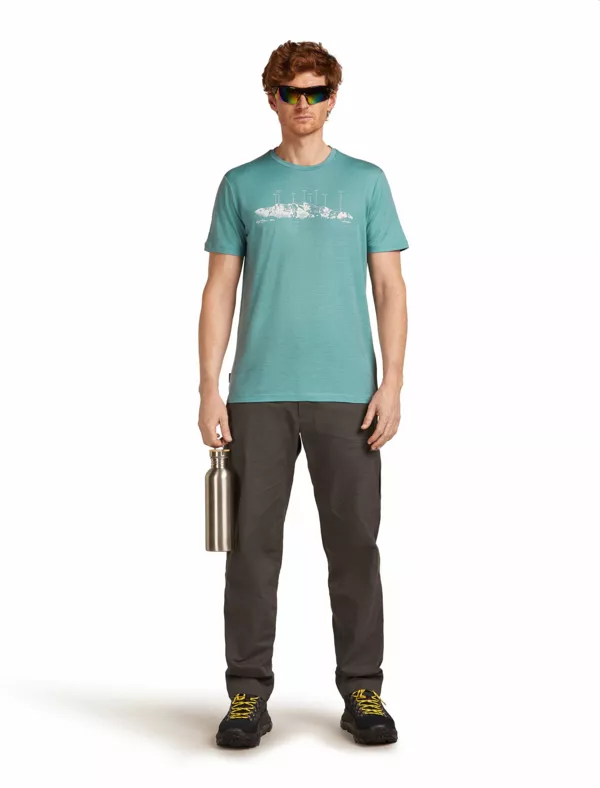 Zdjęcie 6 produktu Koszulka Icebreaker Merino Tech Lite SS Tee The Peaks Men