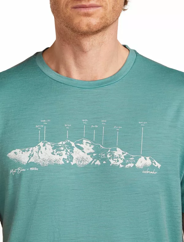 Zdjęcie 4 produktu Koszulka Icebreaker Merino Tech Lite SS Tee The Peaks Men