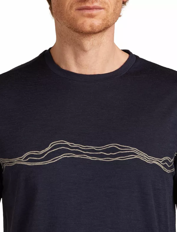 Zdjęcie 4 produktu Koszulka Icebreaker Merino Tech Lite SS Tee Mountain Pulse Men