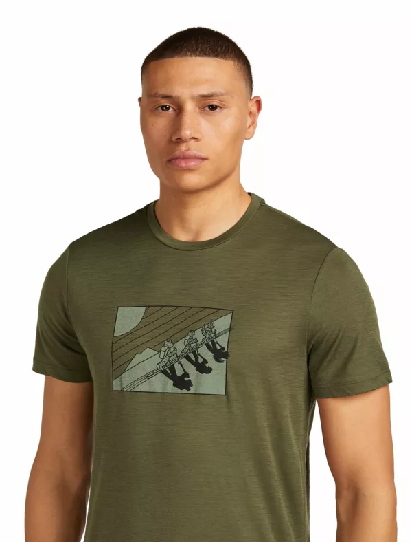 Zdjęcie 4 produktu Koszulka Icebreaker Merino Tech Lite SS Tee In The Wild Men