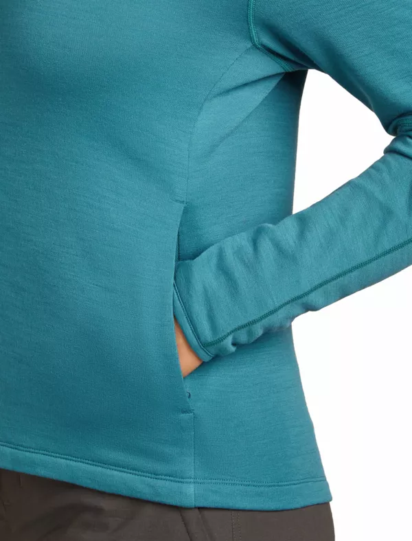 Zdjęcie 7 produktu Bluza Icebreaker Merino 360 RealFleece Elemental Longsleeve Zip Hoodie Women