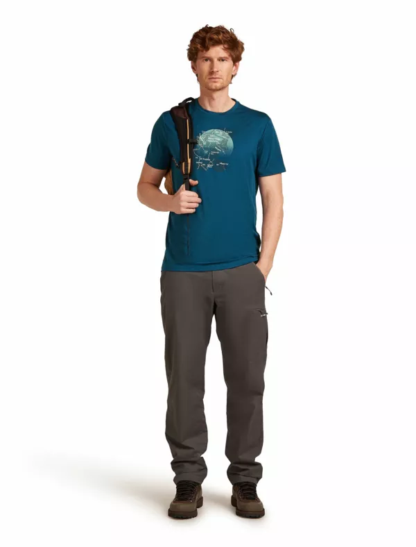 Zdjęcie 6 produktu Koszulka Icebreaker Merino Tech Lite SS Tee Ruapehu Round Men
