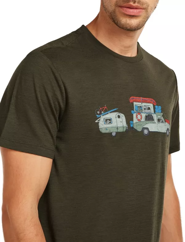 Zdjęcie 4 produktu Koszulka Icebreaker Merino 150 Tech Lite SS Tee Transportage Men