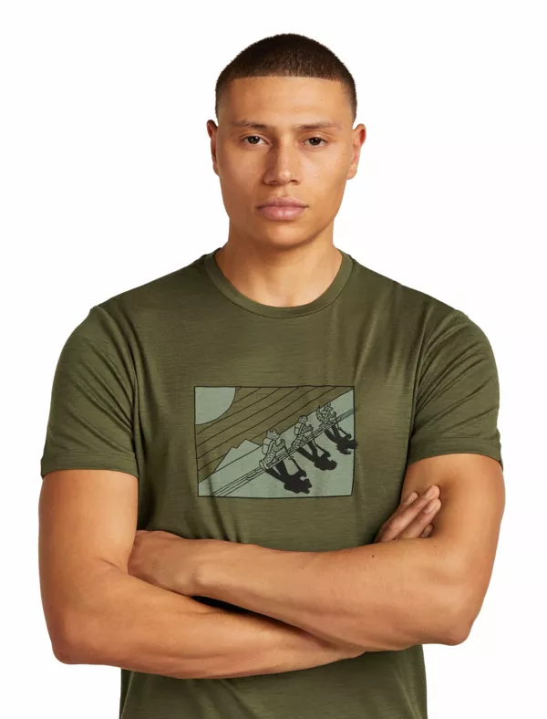 Zdjęcie 5 produktu Koszulka Icebreaker Merino Tech Lite SS Tee In The Wild Men