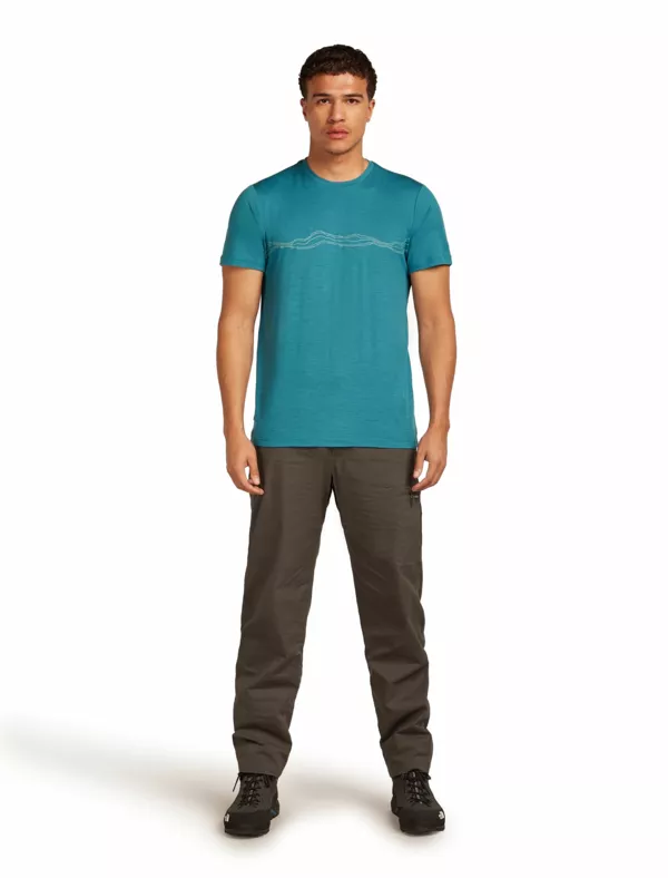 Zdjęcie 3 produktu Koszulka Icebreaker Merino Tech Lite SS Tee Mountain Pulse Men