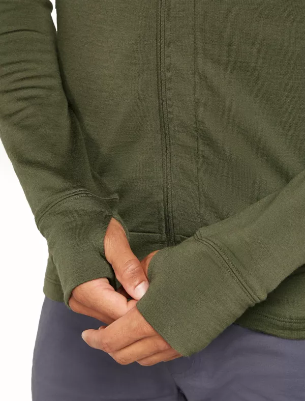 Zdjęcie 10 produktu Bluza Icebreaker Merino 260 Quantum Long Sleeve Zip Hoodie Jacket Men