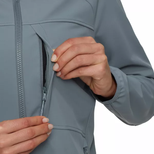 Zdjęcie 5 produktu Kurtka softshell Mammut Ultimate Comfort SO Hooded Jacket Women