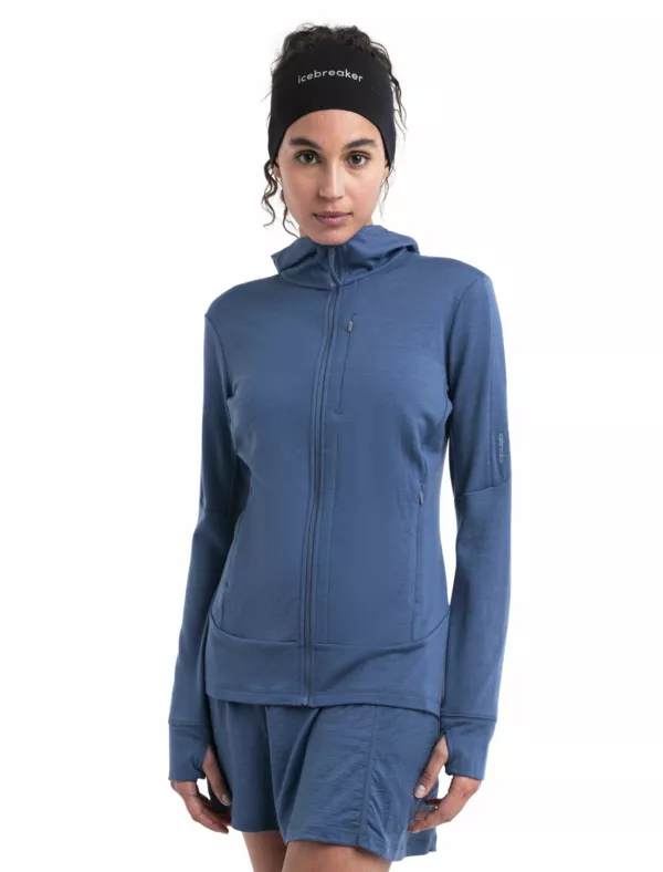 Zdjęcie 2 produktu Bluza Icebreaker Merino 260 Quantum Long Sleeve Zip Hoodie Jacket Women
