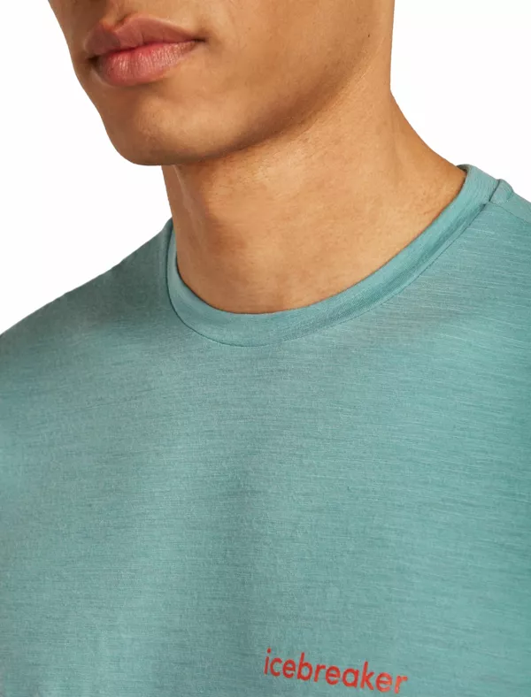 Zdjęcie 5 produktu Koszulka Icebreaker Merino Tech Lite SS Tee Wordmark Men