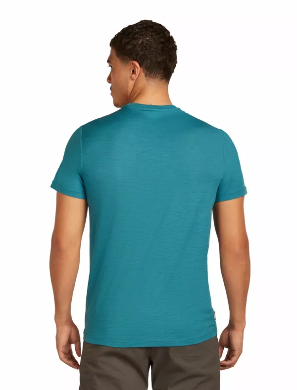 Zdjęcie 2 produktu Koszulka Icebreaker Merino Tech Lite SS Tee Mountain Pulse Men