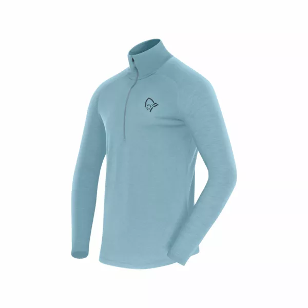 Zdjęcie 1 produktu Koszulka merino Norrona Femund PureUll Zip Neck Men