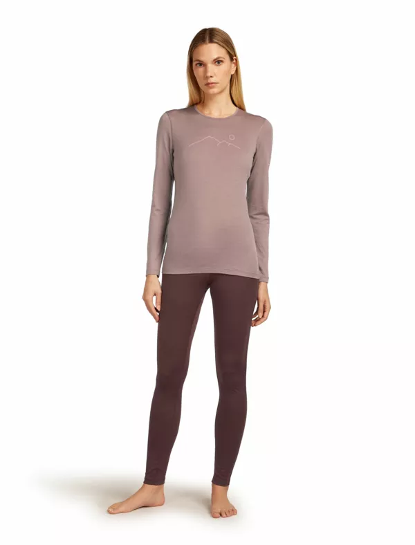 Zdjęcie 3 produktu Koszulka Icebreaker Merino 200 Oasis LS Crewe Rainer Ridge Women