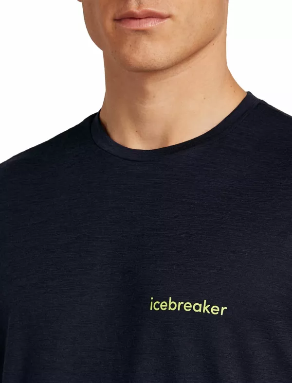 Zdjęcie 4 produktu Koszulka Icebreaker Merino Tech Lite SS Tee Wordmark Men