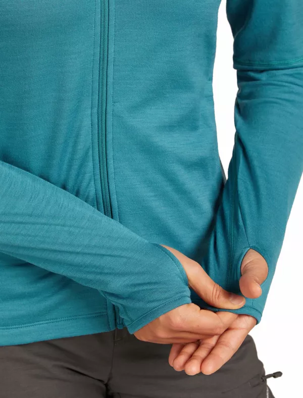 Zdjęcie 8 produktu Bluza Icebreaker Merino 360 RealFleece Elemental Longsleeve Zip Hoodie Women