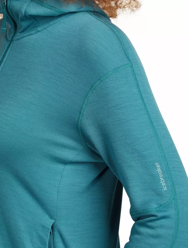 Zdjęcie 6 produktu Bluza Icebreaker Merino 360 RealFleece Elemental Longsleeve Zip Hoodie Women