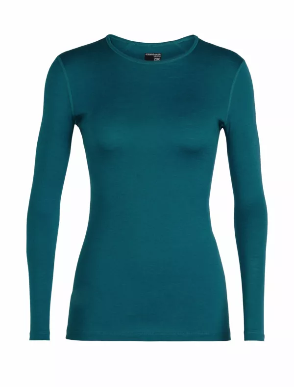 Zdjęcie 0 produktu Koszulka Icebreaker Merino 200 Oasis Longsleeve Crew Thermal Top Women