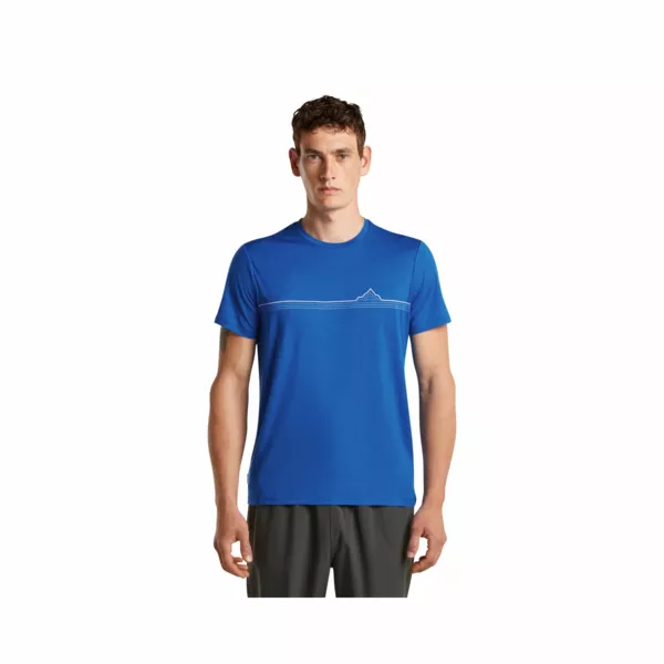 Zdjęcie 1 produktu Koszulka Icebreaker Merino 150 Tech Lite SS Tee Range Stripes Men