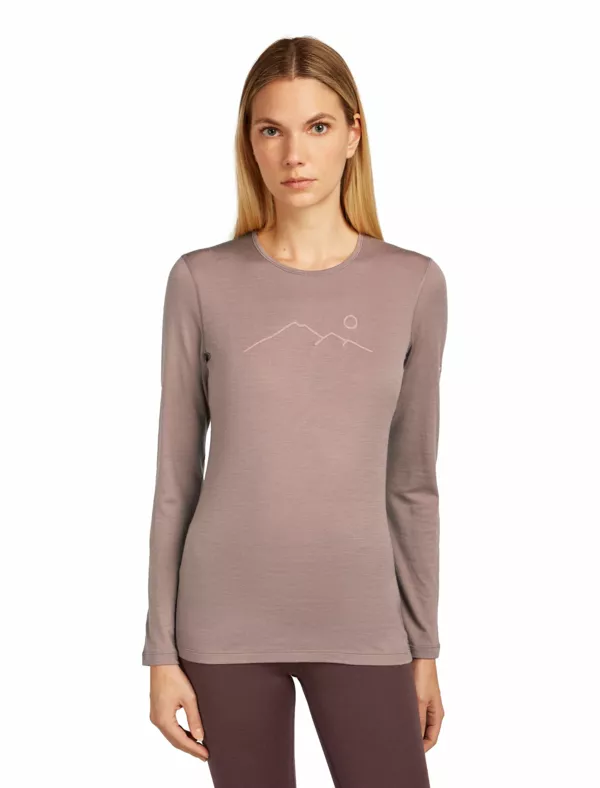 Zdjęcie 1 produktu Koszulka Icebreaker Merino 200 Oasis LS Crewe Rainer Ridge Women