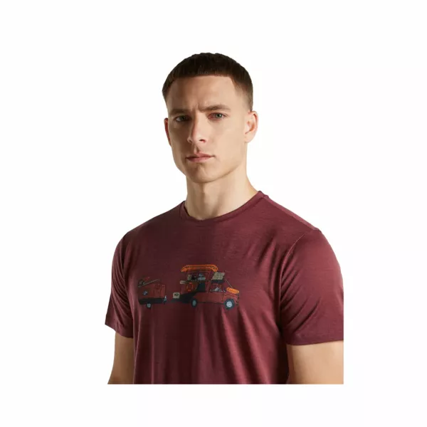 Zdjęcie 3 produktu Koszulka Icebreaker Merino 150 Tech Lite SS Tee Transportage Men
