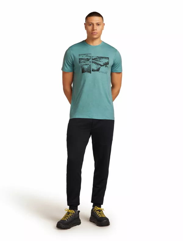 Zdjęcie 3 produktu Koszulka Icebreaker Merino Tech Lite SS Tee The Climb Men