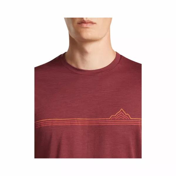 Zdjęcie 3 produktu Koszulka Icebreaker Merino 150 Tech Lite SS Tee Range Stripes Men