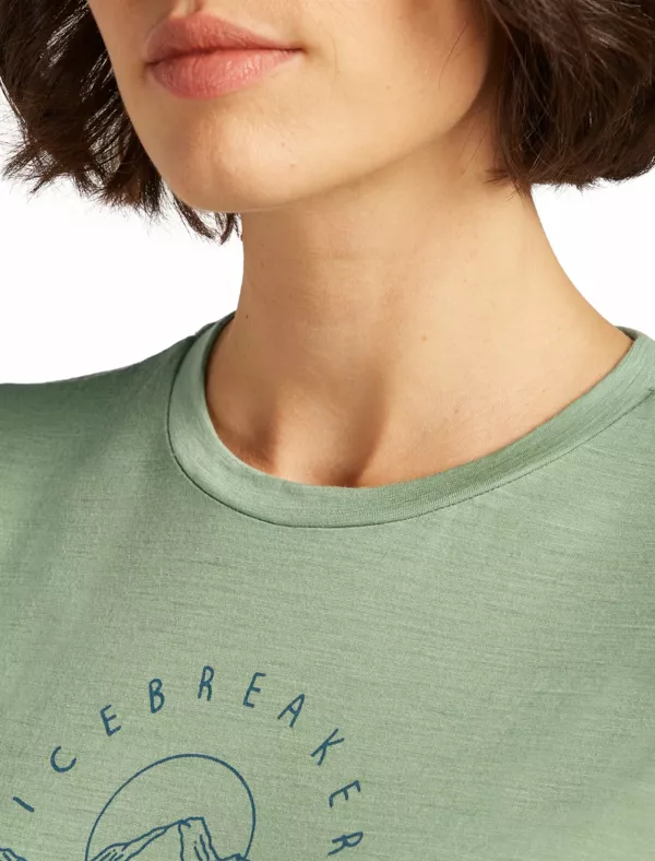 Zdjęcie 5 produktu Koszulka Icebreaker Merino 150 Tech Lite III SS Tee Sunrise Summit T-shirt Women