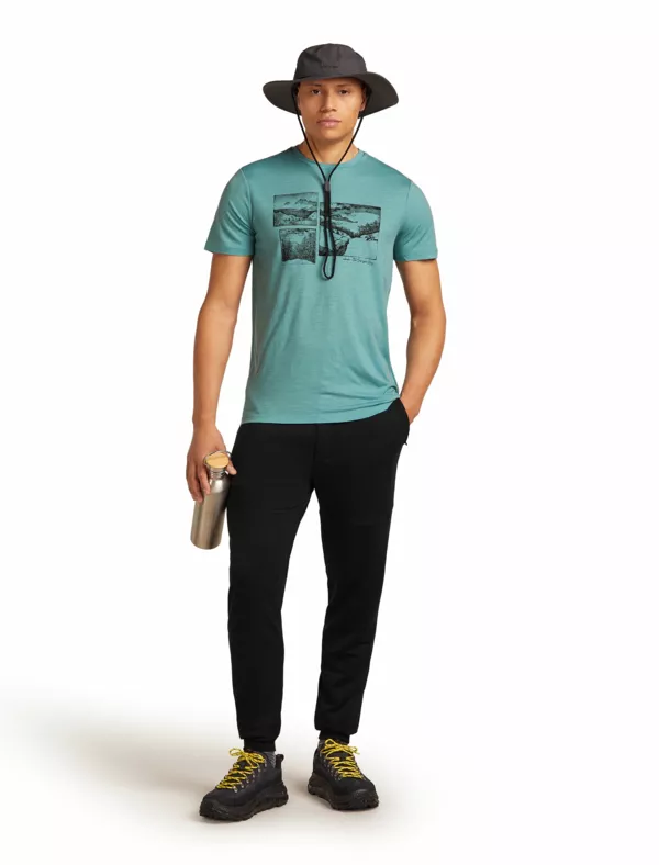 Zdjęcie 6 produktu Koszulka Icebreaker Merino Tech Lite SS Tee The Climb Men