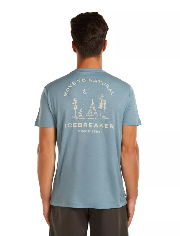 Zdjęcie 2 produktu Koszulka Icebreaker Merino 150 Tech Lite SS Tee Peaceful Pass Men