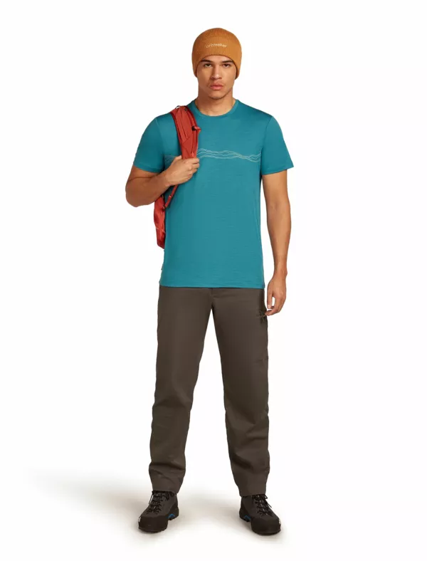 Zdjęcie 6 produktu Koszulka Icebreaker Merino Tech Lite SS Tee Mountain Pulse Men