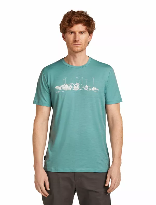 Zdjęcie 1 produktu Koszulka Icebreaker Merino Tech Lite SS Tee The Peaks Men