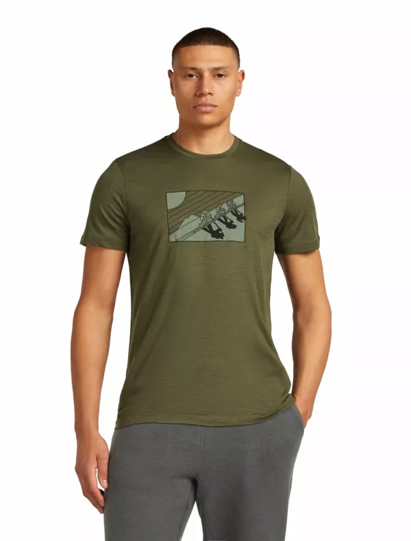 Zdjęcie 1 produktu Koszulka Icebreaker Merino Tech Lite SS Tee In The Wild Men