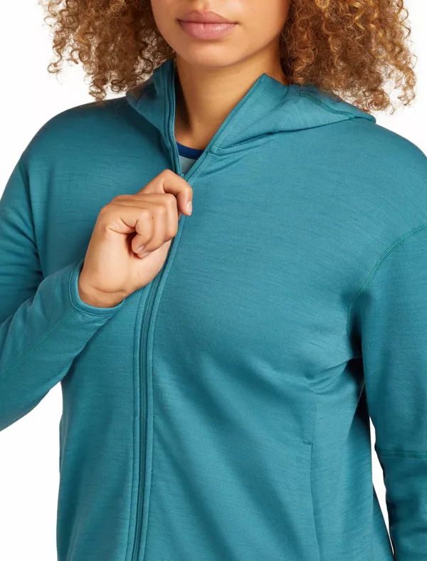 Zdjęcie 4 produktu Bluza Icebreaker Merino 360 RealFleece Elemental Longsleeve Zip Hoodie Women