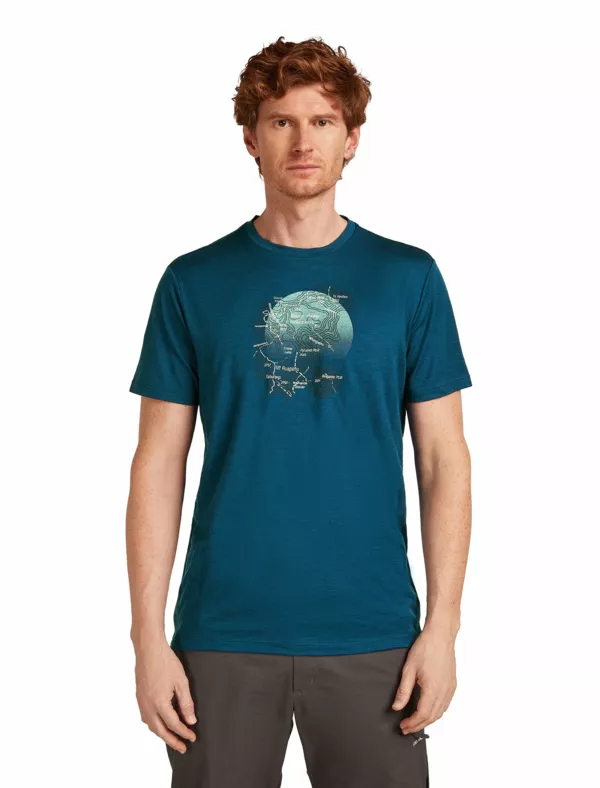 Zdjęcie 1 produktu Koszulka Icebreaker Merino Tech Lite SS Tee Ruapehu Round Men