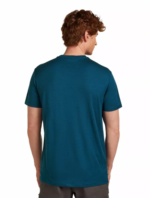 Zdjęcie 2 produktu Koszulka Icebreaker Merino Tech Lite SS Tee Ruapehu Round Men