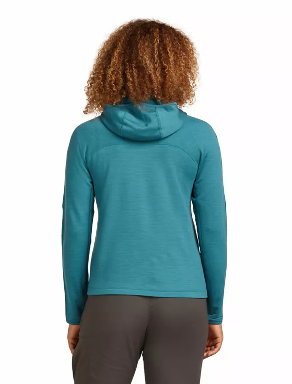 Zdjęcie 2 produktu Bluza Icebreaker Merino 360 RealFleece Elemental Longsleeve Zip Hoodie Women