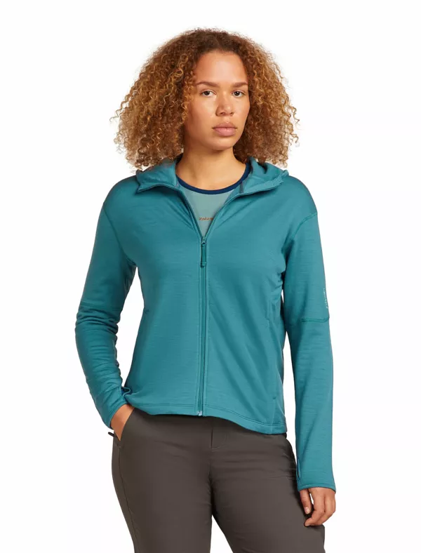 Zdjęcie 1 produktu Bluza Icebreaker Merino 360 RealFleece Elemental Longsleeve Zip Hoodie Women
