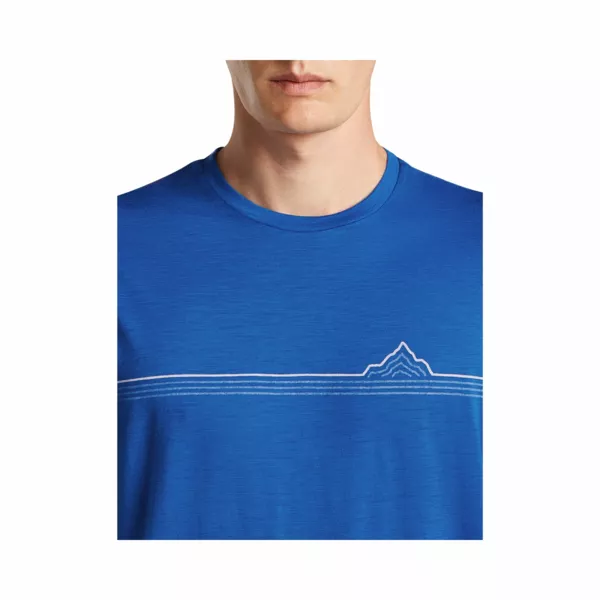 Zdjęcie 3 produktu Koszulka Icebreaker Merino 150 Tech Lite SS Tee Range Stripes Men