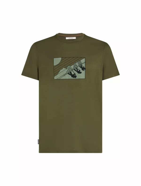 Zdjęcie 0 produktu Koszulka Icebreaker Merino Tech Lite SS Tee In The Wild Men