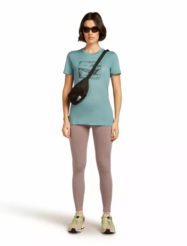 Zdjęcie 6 produktu Koszulka Icebreaker Merino Tech Lite SS Tee Lake View Women