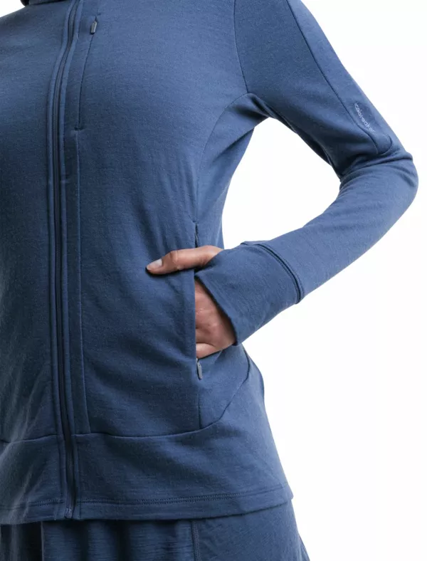 Zdjęcie 6 produktu Bluza Icebreaker Merino 260 Quantum Long Sleeve Zip Hoodie Jacket Women