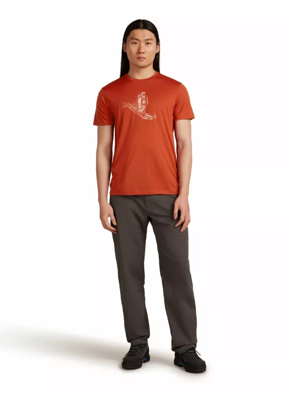 Zdjęcie 3 produktu Koszulka Icebreaker Merino Tech Lite SS Tee Skiing Yeti Men