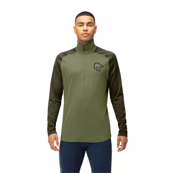 Zdjęcie 2 produktu Koszulka merino Norrona Femund PureUll Zip Neck Men