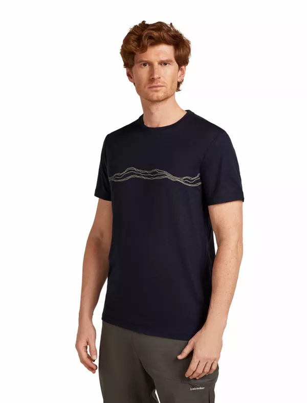 Zdjęcie 1 produktu Koszulka Icebreaker Merino Tech Lite SS Tee Mountain Pulse Men