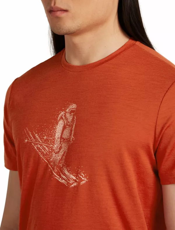 Zdjęcie 5 produktu Koszulka Icebreaker Merino Tech Lite SS Tee Skiing Yeti Men