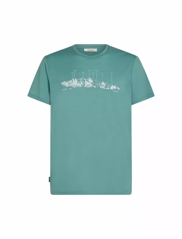 Zdjęcie 0 produktu Koszulka Icebreaker Merino Tech Lite SS Tee The Peaks Men