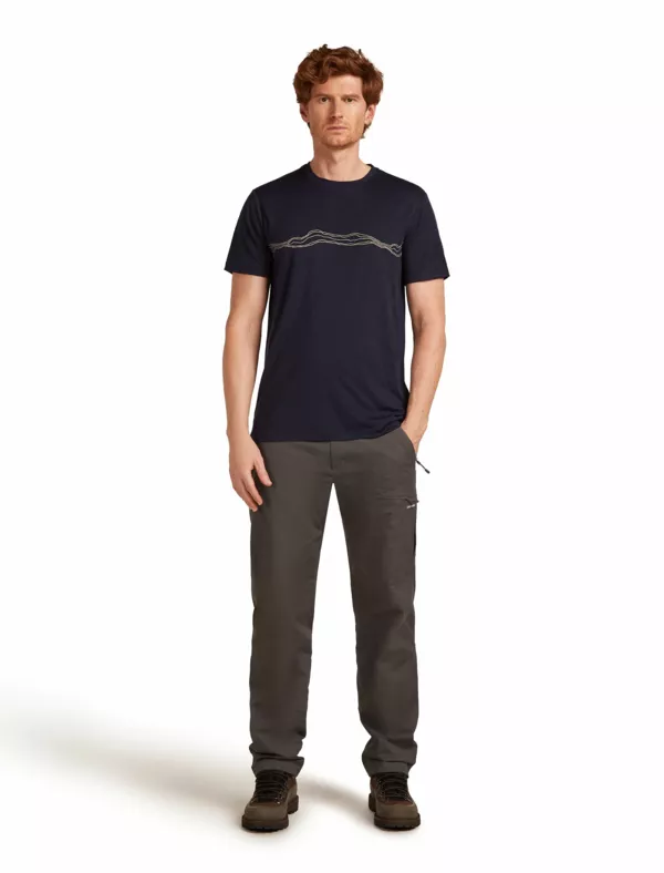 Zdjęcie 3 produktu Koszulka Icebreaker Merino Tech Lite SS Tee Mountain Pulse Men